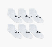 ADIDAS ORIGINALSSUPERLITE6PACKQUARTERSOCKS in WHITE