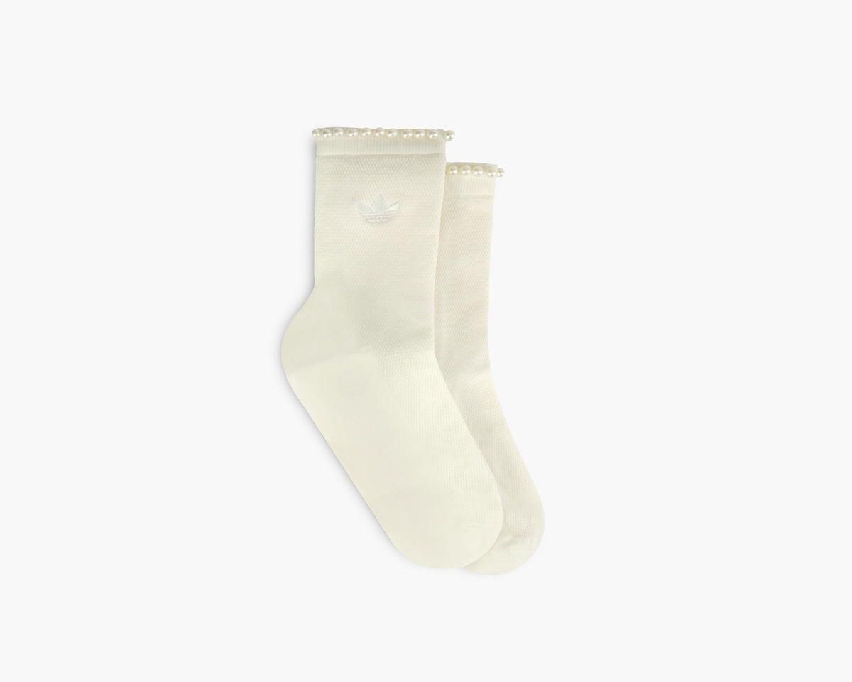 ADIDAS CHAUSSETTESMIMOLLETPERLES1PAIRE en BLANC