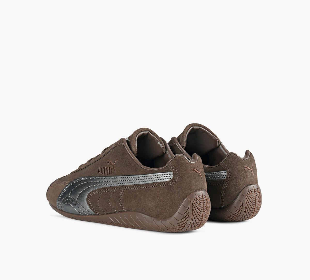 PUMA BASKETSSPEEDCUTLUX en BRUN vue 3