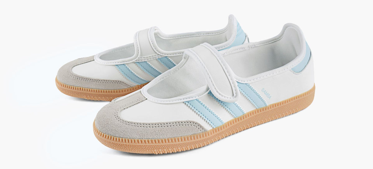 ADIDAS SAMBAJANE en BLANC vue 4
