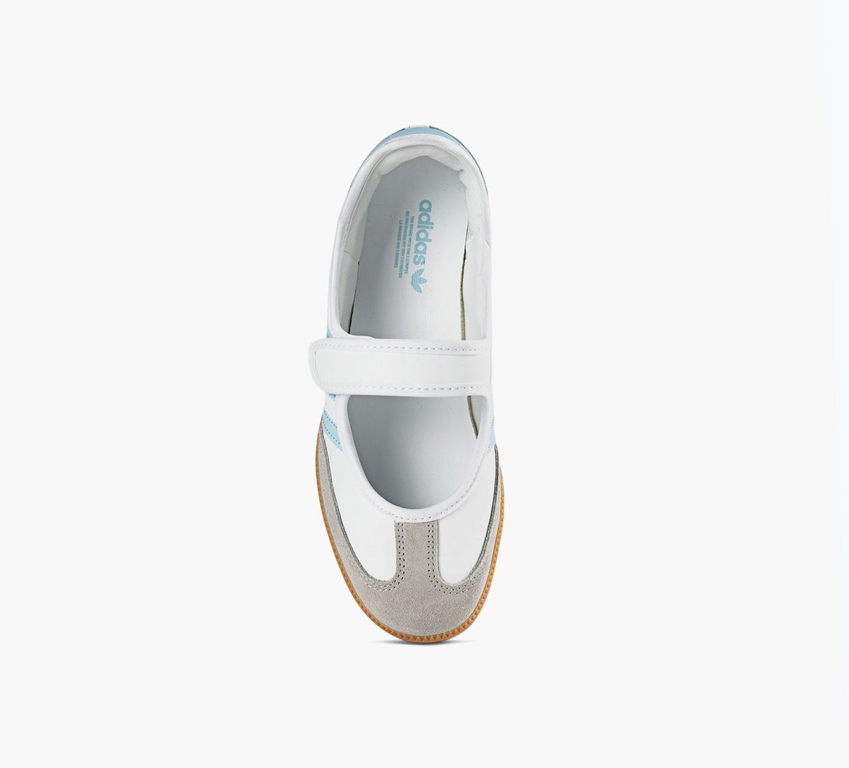 ADIDAS SAMBAJANE en BLANC vue 1c
