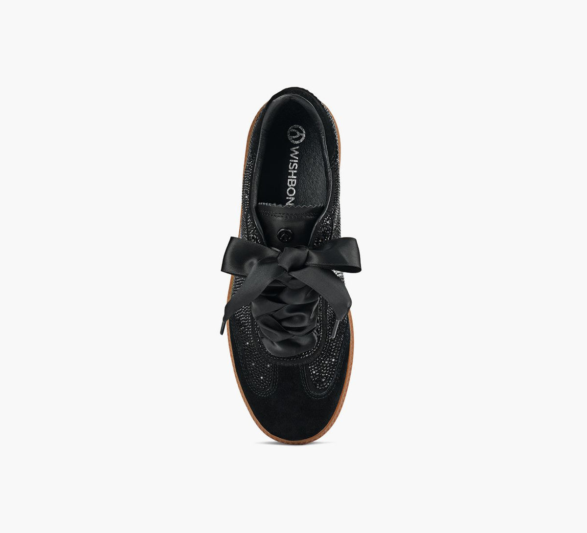 WISHBONE ANGELSHINESNEAKER in BLACK view 1c