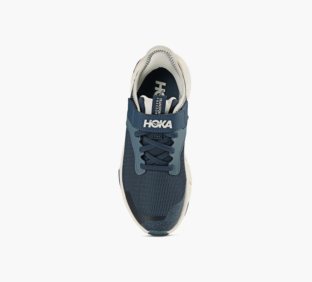 HOKA BASKETTRANSPORTFREEDOMPETITS en BLEU vue 1c