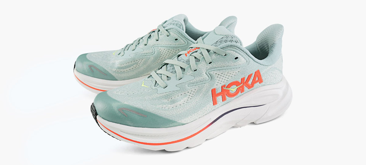 HOKA CLIFTON10 in GREEN view 4