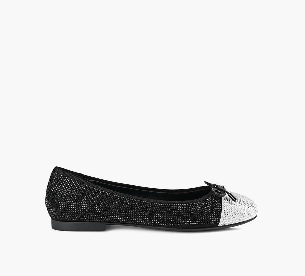 WISHBONE ZARISHINEFLAT in BLACK