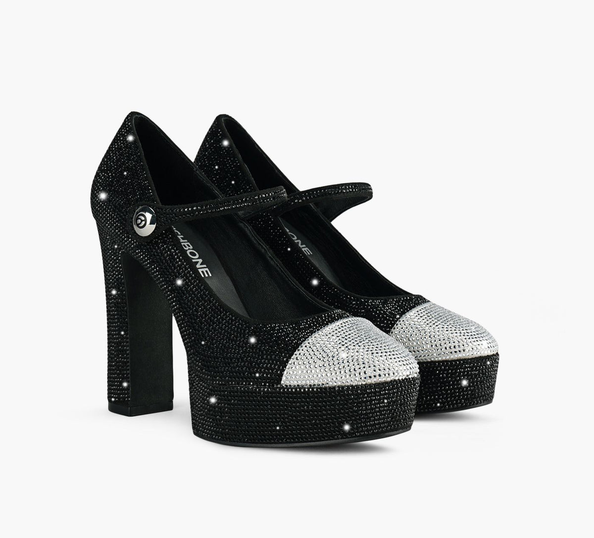 WISHBONE KYLESHINEPLATFORMMARYJANE in BLACK view 2
