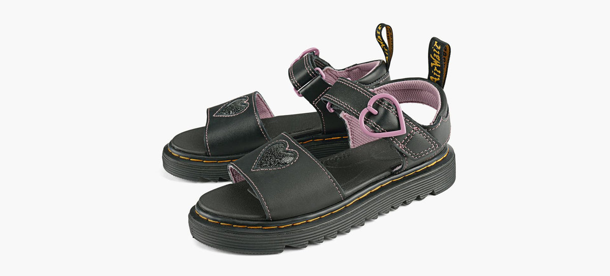 DR. MARTENS MARLOWECOEURS en NOIR vue 4