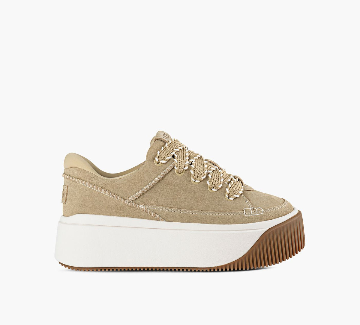 UGG EZDUZZITSUEDELACEUP in BEIGE