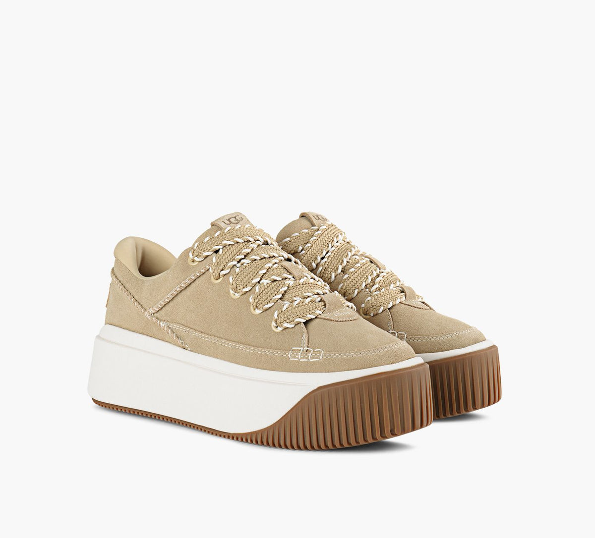 UGG EZDUZZITLACETS en BEIGE vue 2