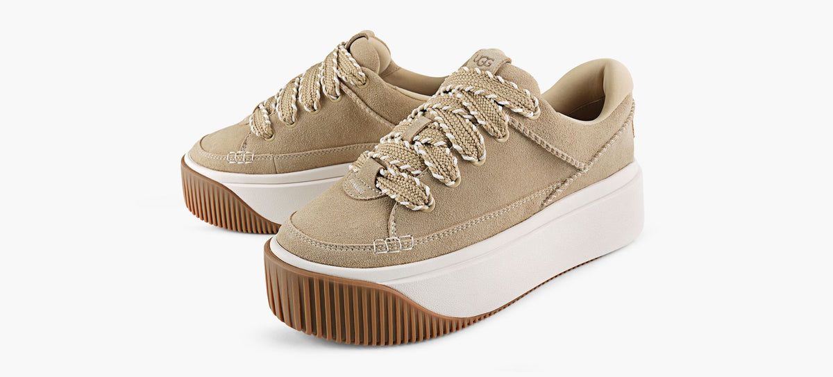 UGG EZDUZZITLACETS en BEIGE vue 4