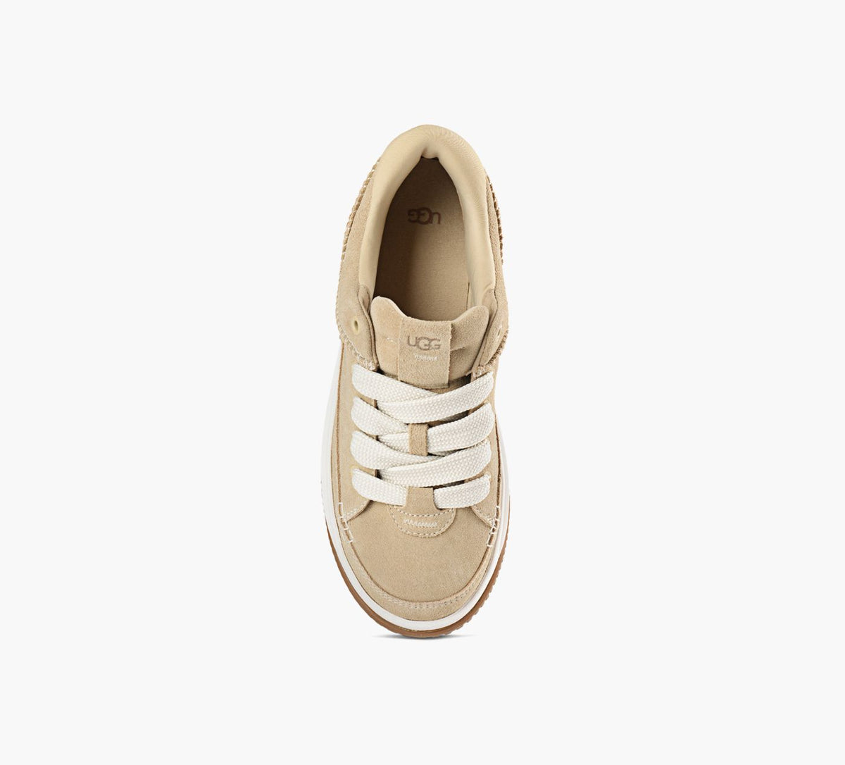 UGG EZDUZZITLACETS en BEIGE vue 1c