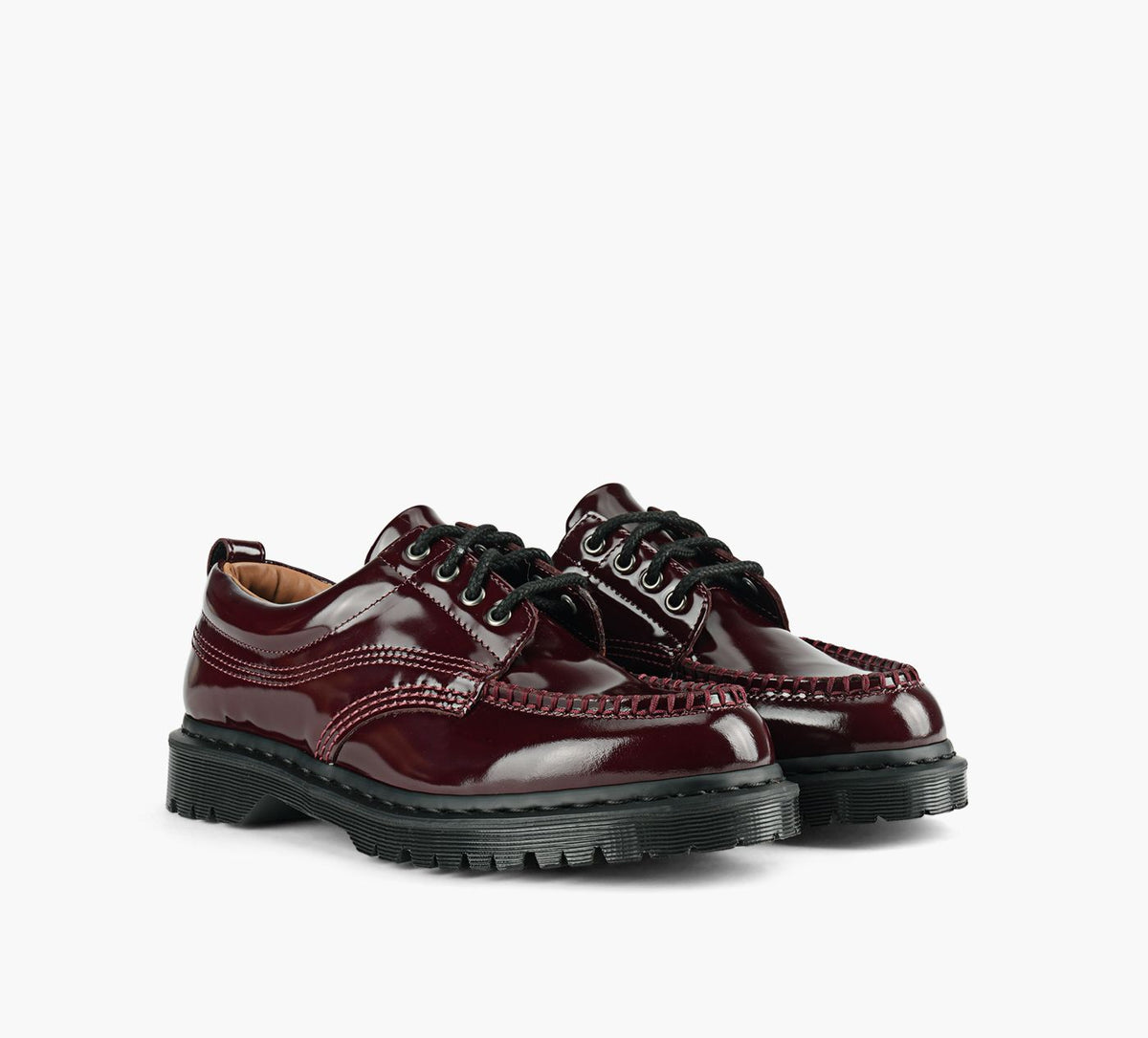 DR. MARTENS LOWELL in BURGUNDY view 2