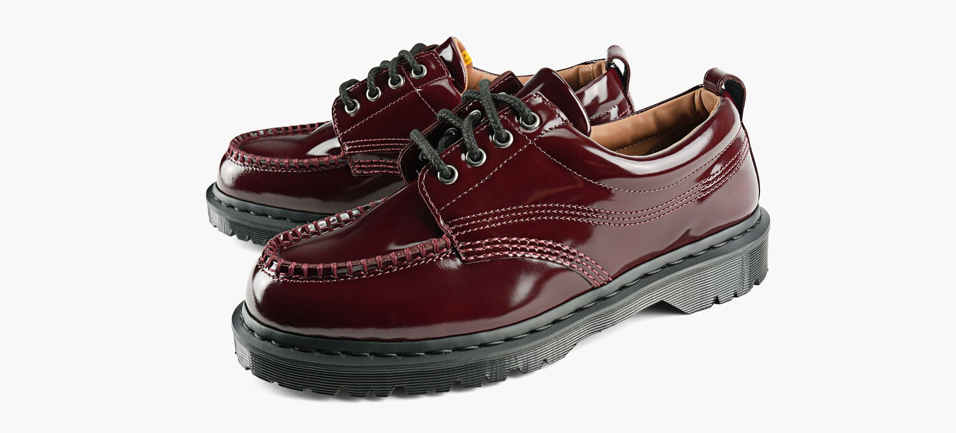 DR. MARTENS LOWELL in BURGUNDY view 4