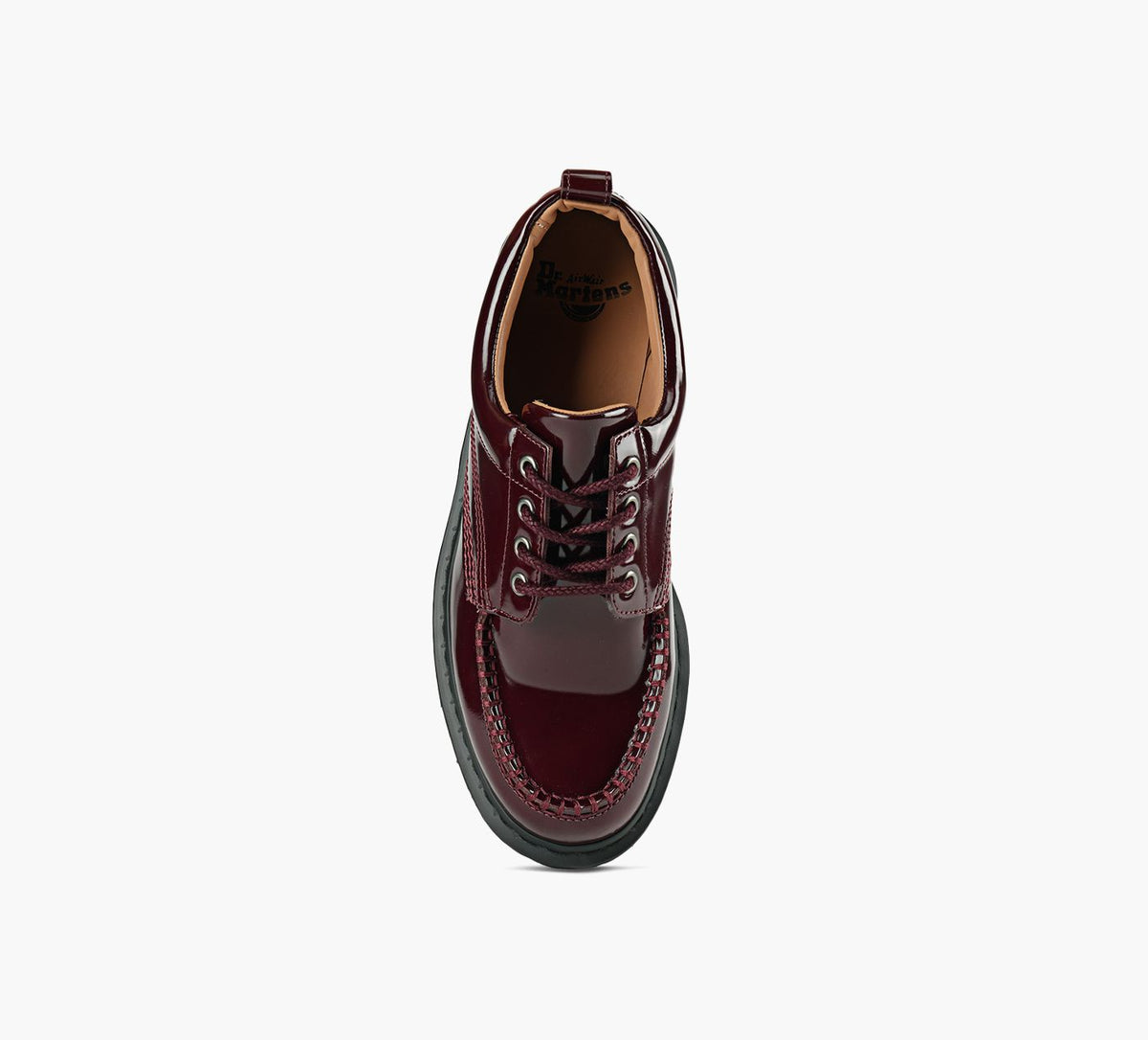 DR. MARTENS LOWELL in BURGUNDY view 1c