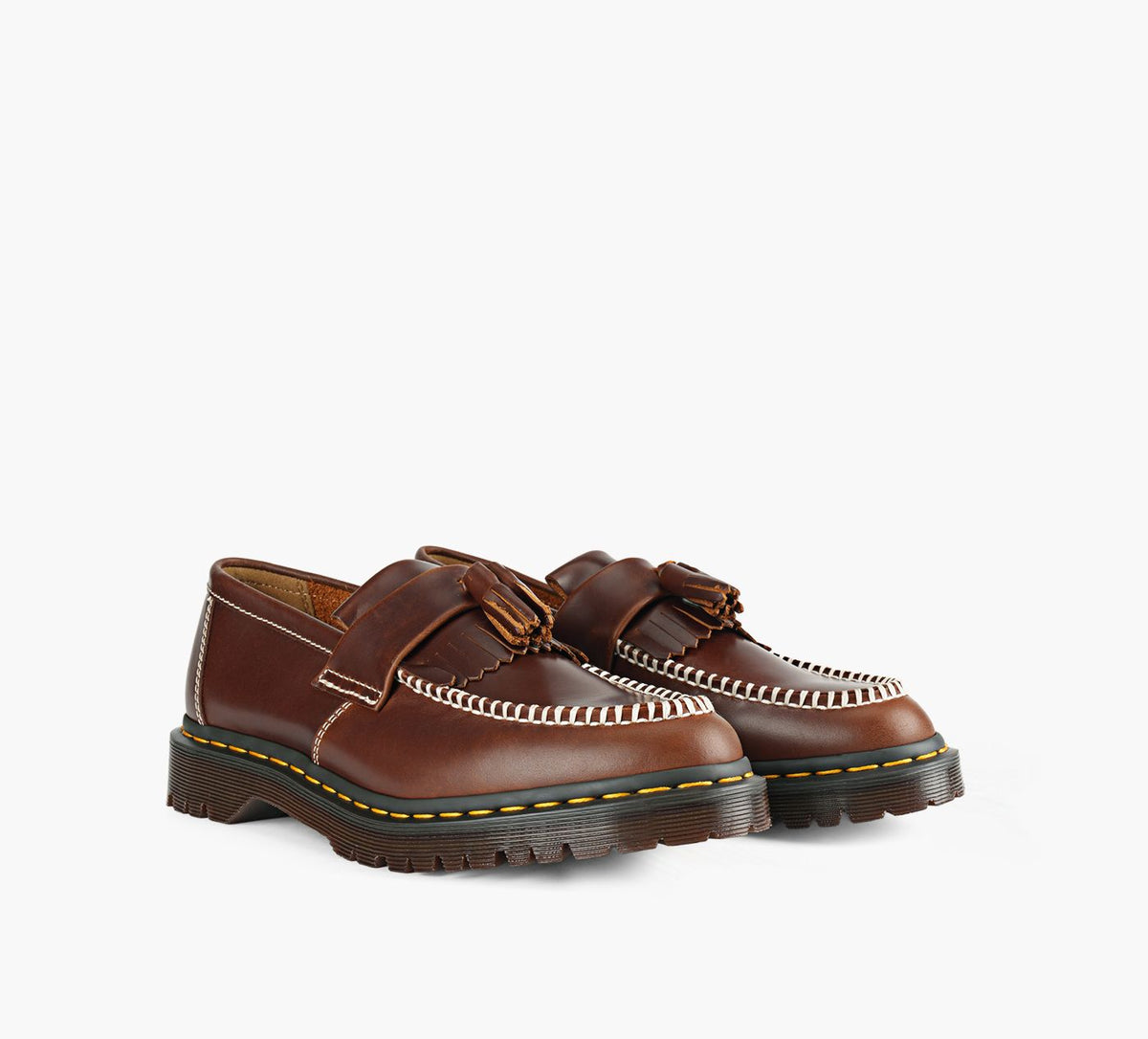 DR. MARTENS ADRIANBENTASSLELOAFER in BURGUNDY view 2