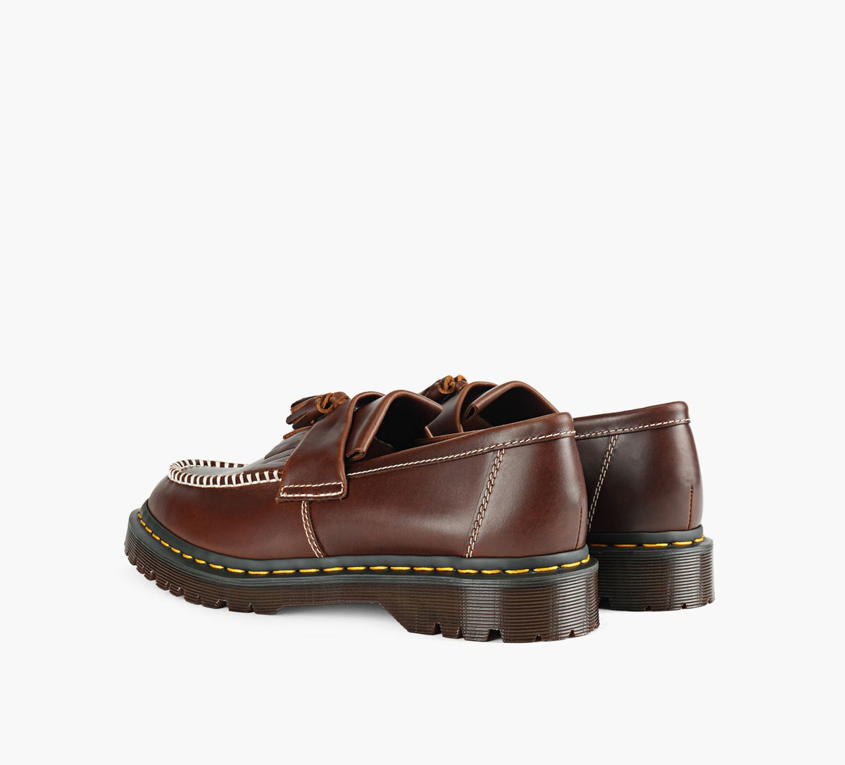 DR. MARTENS ADRIANBENTASSLELOAFER in BURGUNDY view 3