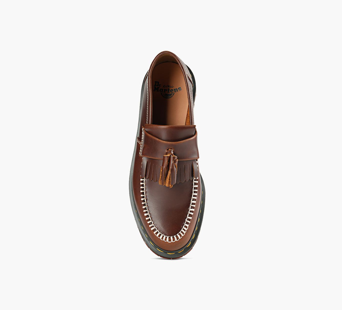DR. MARTENS ADRIANBENTASSLELOAFER in BURGUNDY view 1c