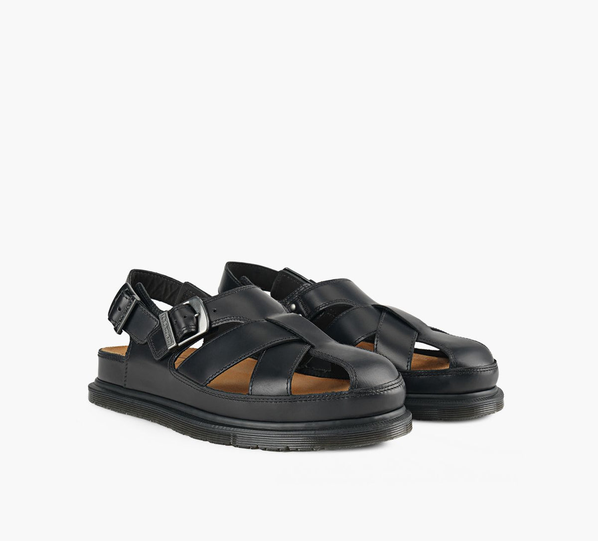 DR. MARTENS SANDALEARCHIVE en NOIR vue 2