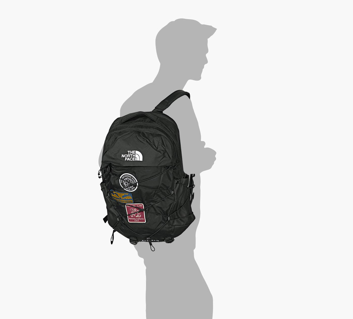 THE NORTH FACE BOREALISBACKPACK in BLACK view 4
