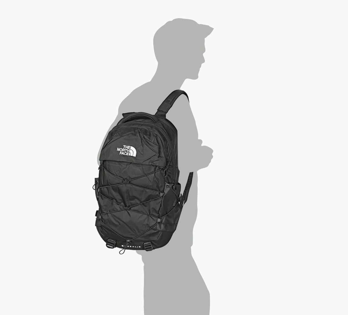 THE NORTH FACE BOREALISBACKPACK in BLACK view 4