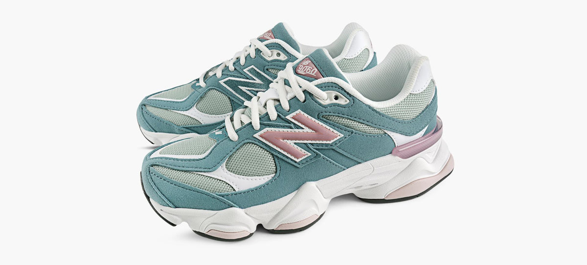 NEW BALANCE 9060 en VERT vue 4