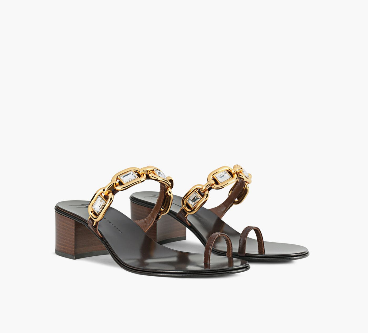 GIUSEPPE ZANOTTI SANDALEINSOMNYA en BRUN vue 2