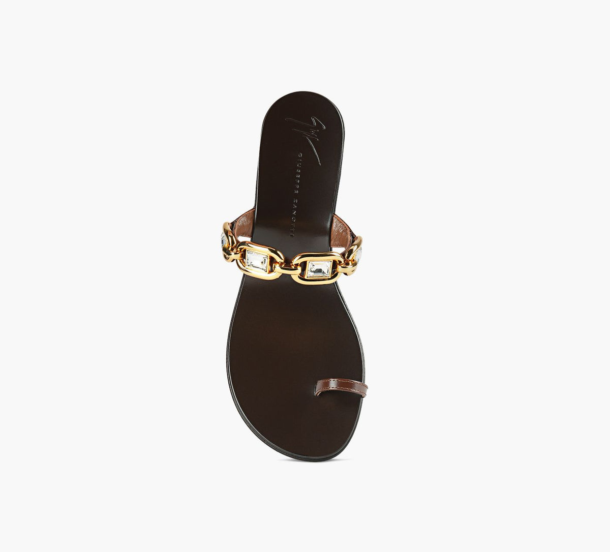 GIUSEPPE ZANOTTI SANDALEINSOMNYA en BRUN vue 1c