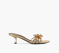 GIUSEPPE ZANOTTI ORCHIDCRYSTALMULE in GOLD