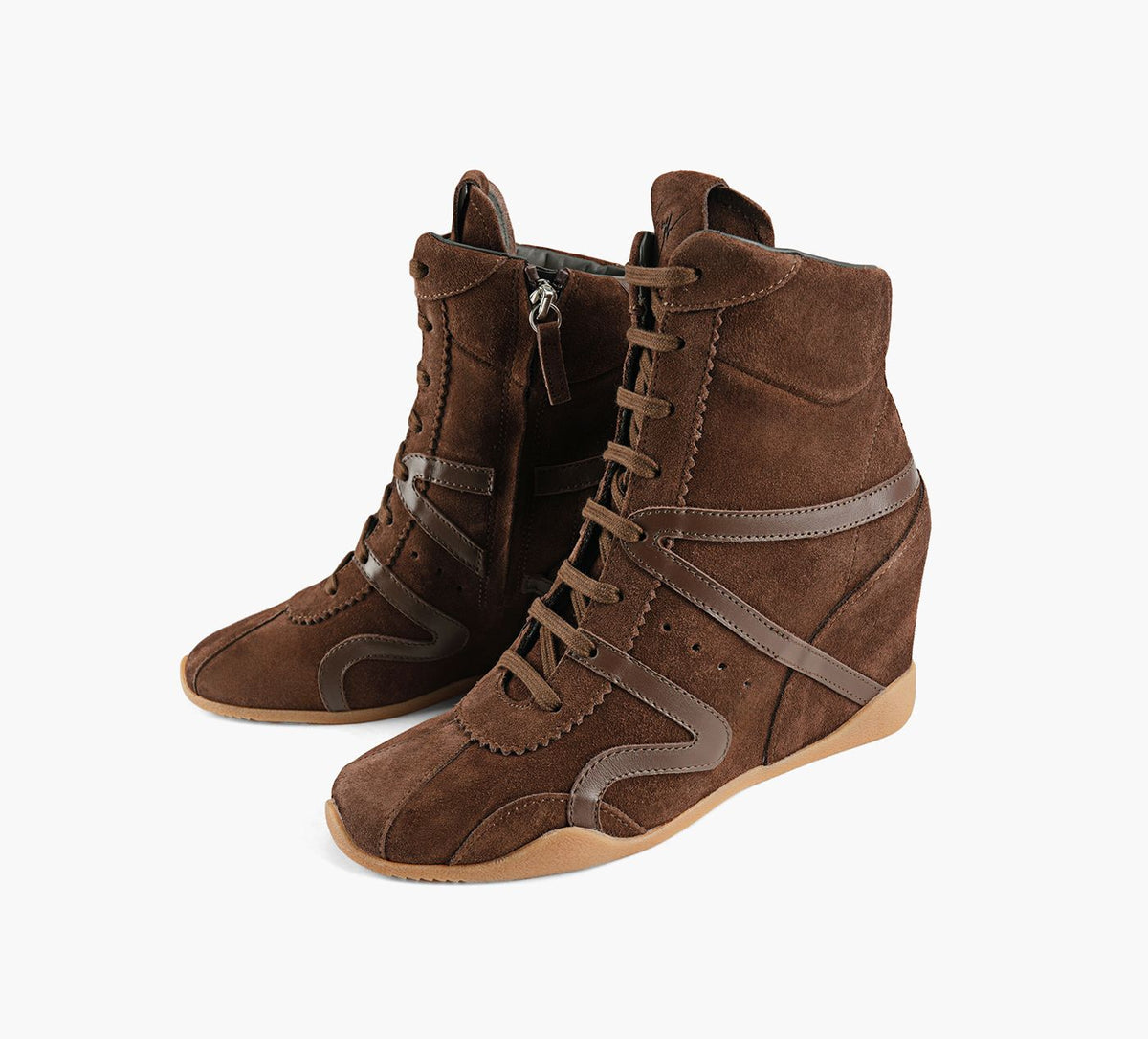 GIUSEPPE ZANOTTI TOPWEDGE in BROWN view 4