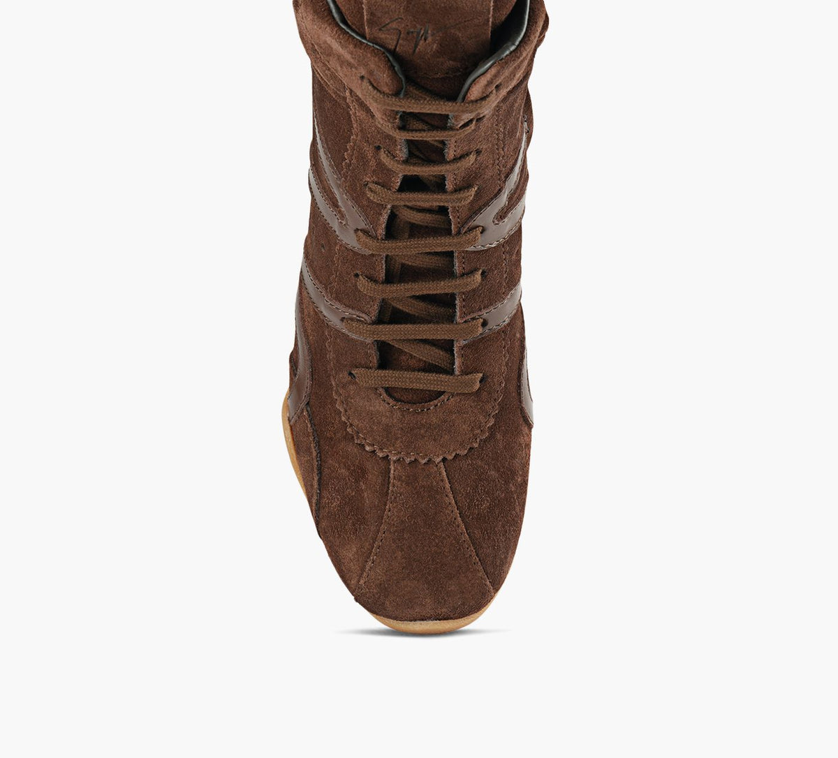 GIUSEPPE ZANOTTI TOPWEDGE in BROWN view 1c