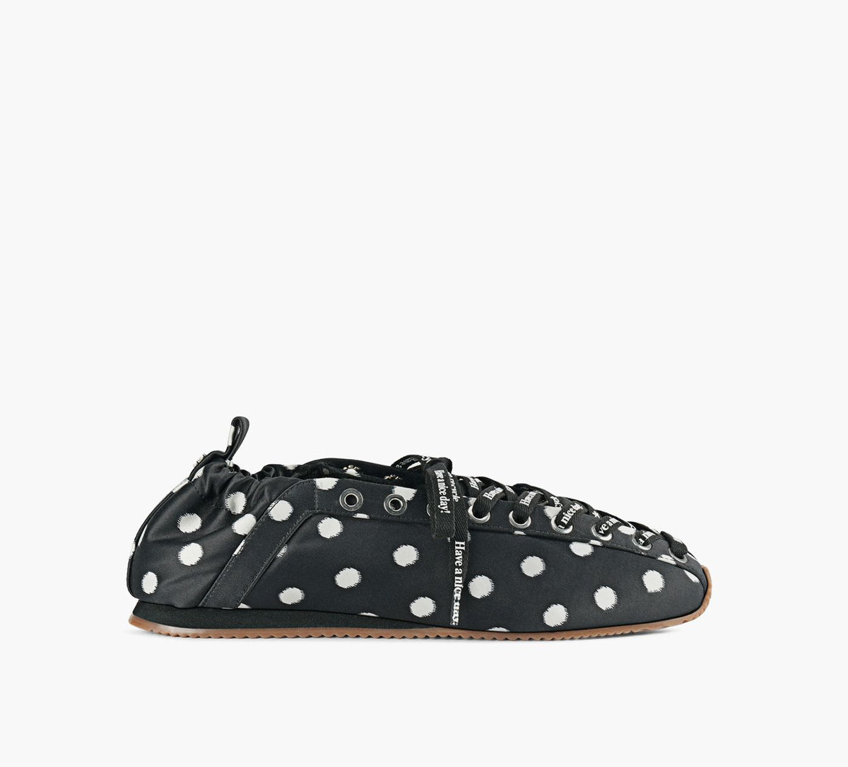 GANNI BALLERINEAVECILLETSLACER en NOIR