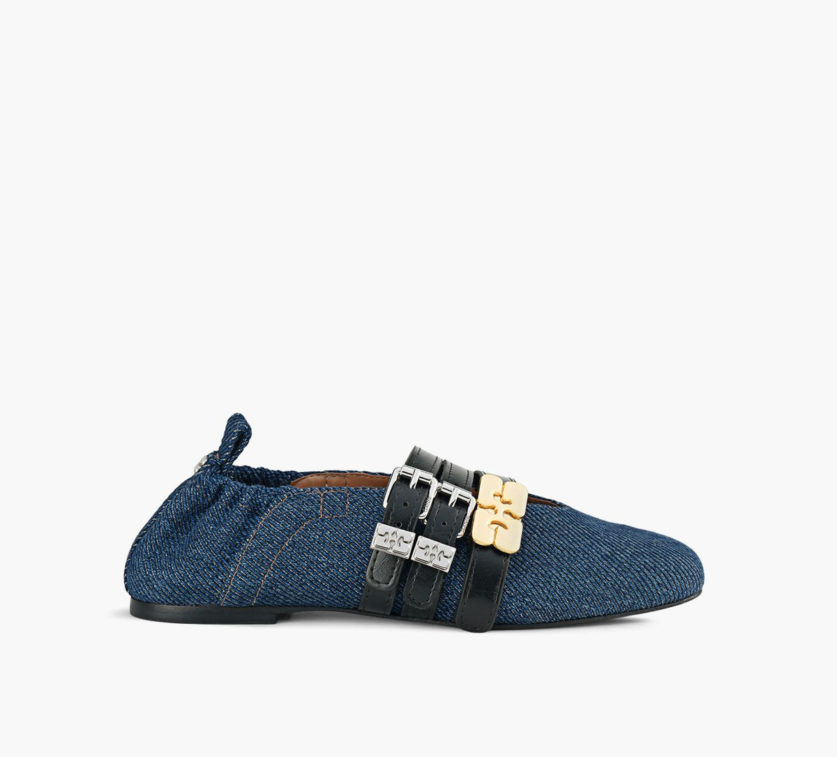 GANNI BALLERINEMARYJANE en BLEU