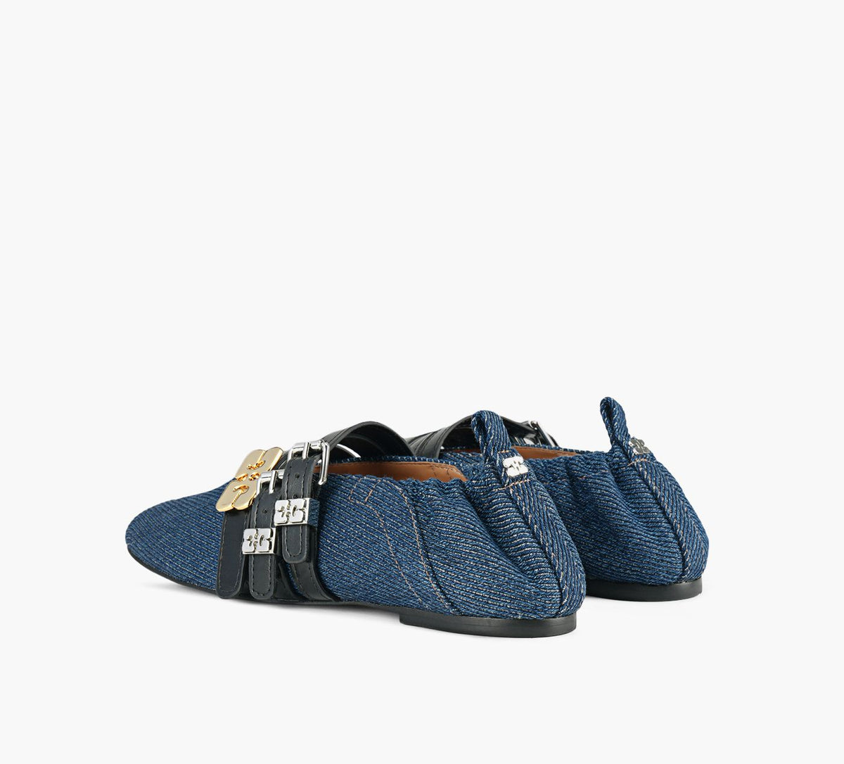 GANNI BALLERINEMARYJANE en BLEU vue 3