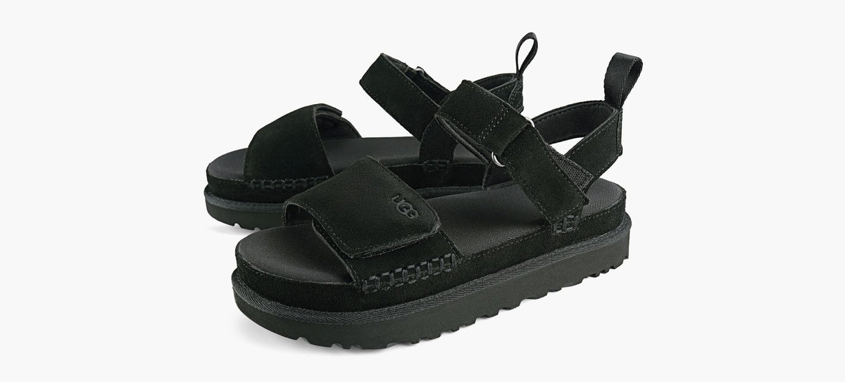 UGG GOLDENSTARSANDAL in BLACK view 4