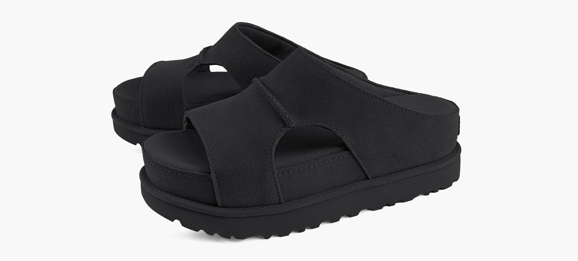 UGG Goldenstar Hi Cutout Slide Sandals for Women | Black – Browns