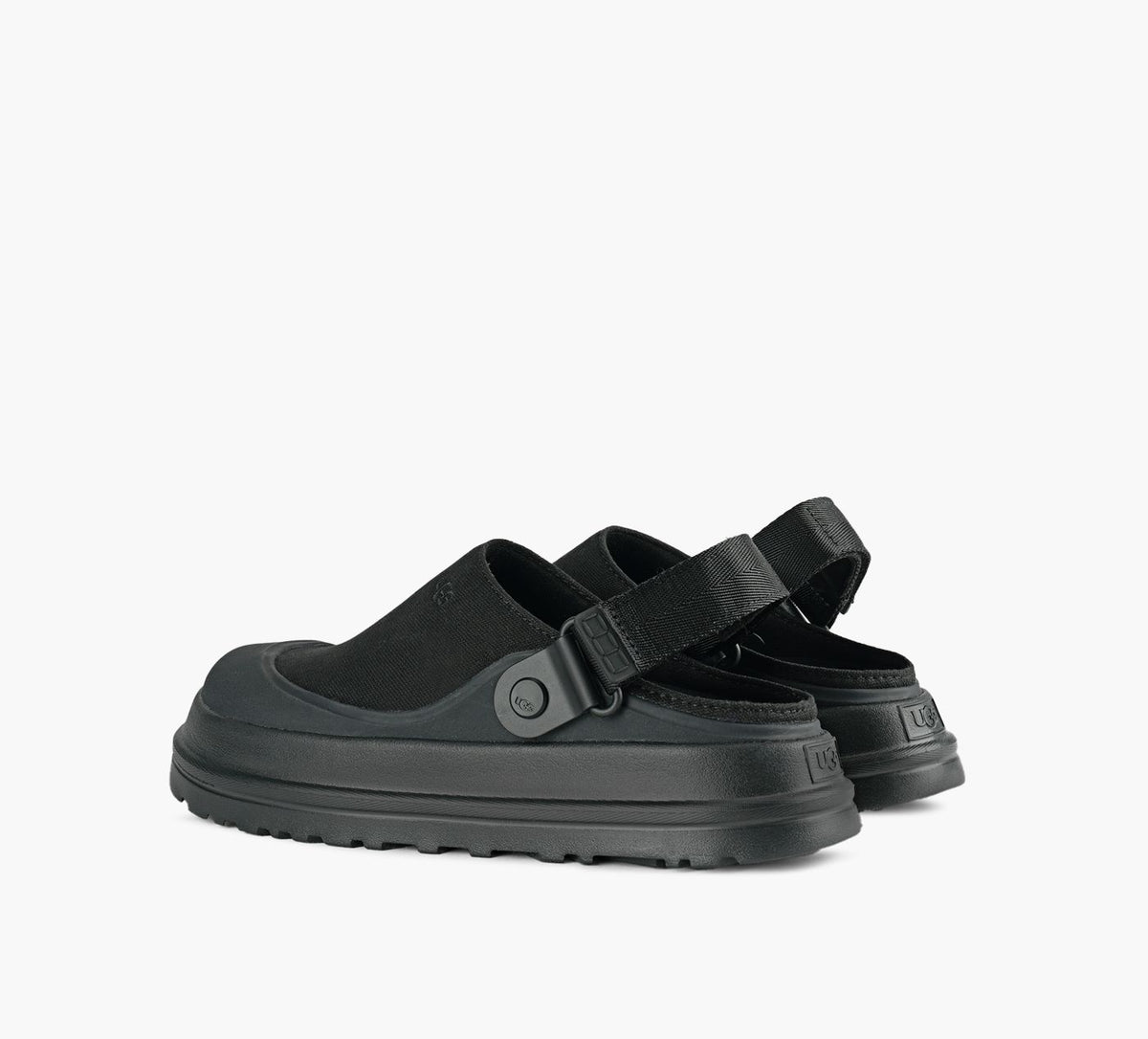 UGG MULEGOLDENGLOWCANVAS en NOIR vue 3