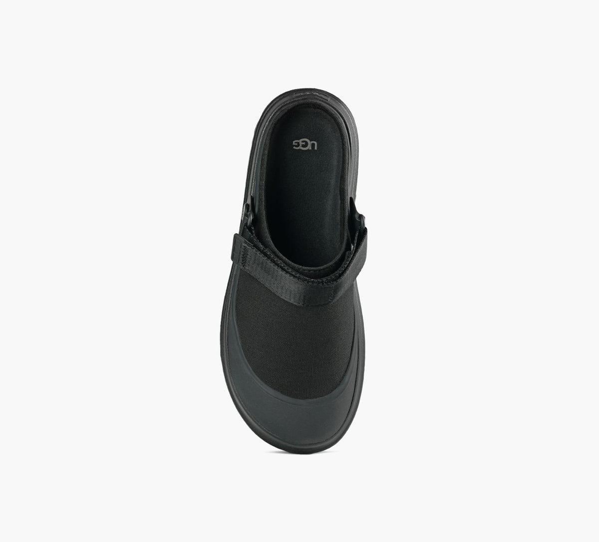 UGG MULEGOLDENGLOWCANVAS en NOIR vue 1c