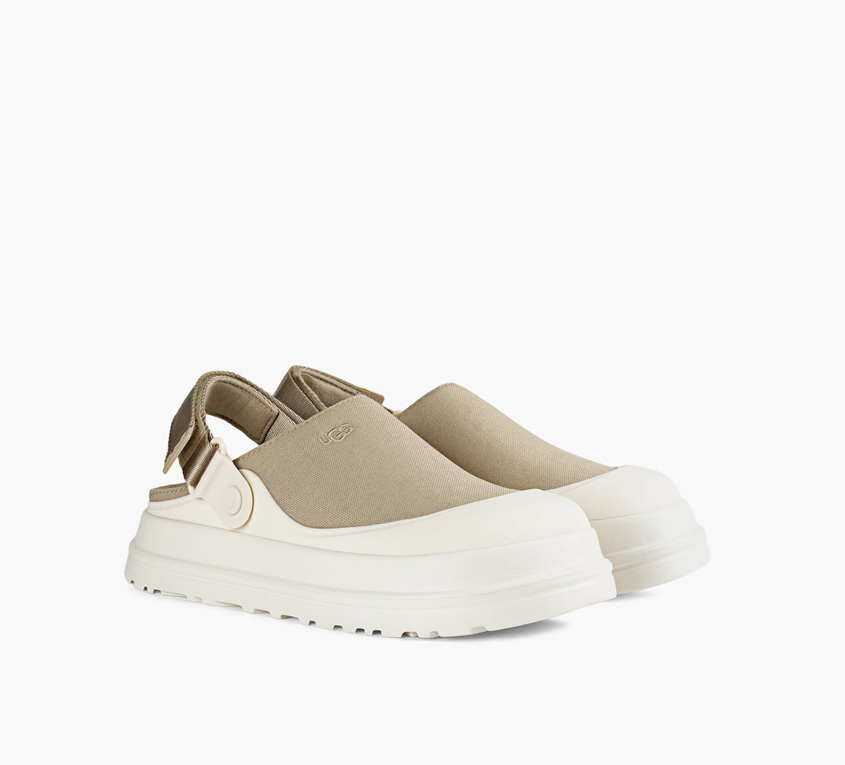 UGG MULEGOLDENGLOWCANVAS en BEIGE vue 2