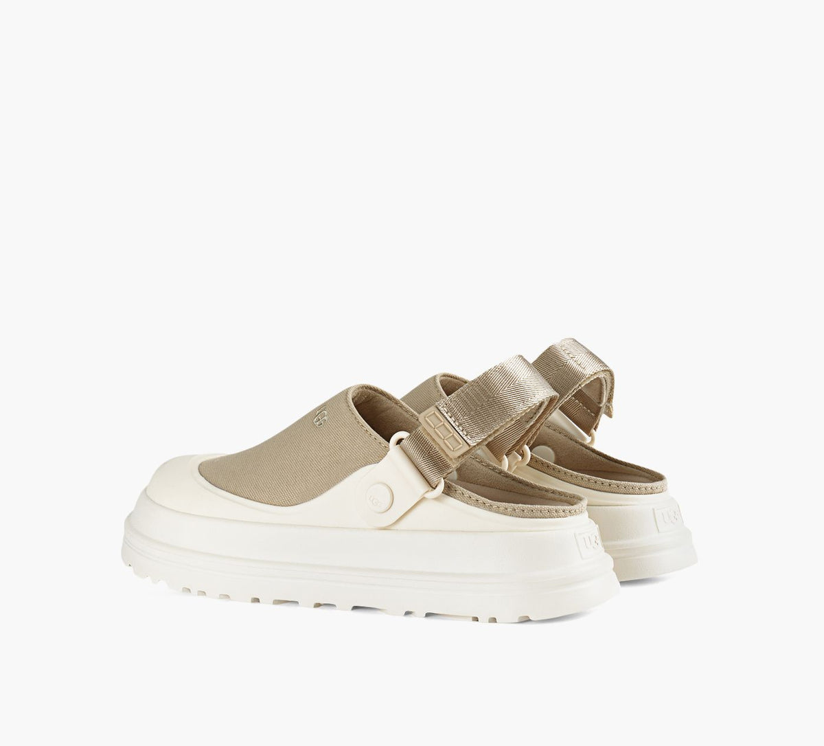 UGG MULEGOLDENGLOWCANVAS en BEIGE vue 3