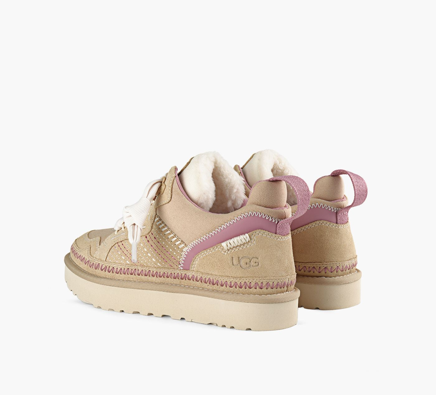 UGG LOWMELMEADOW en BEIGE vue 3