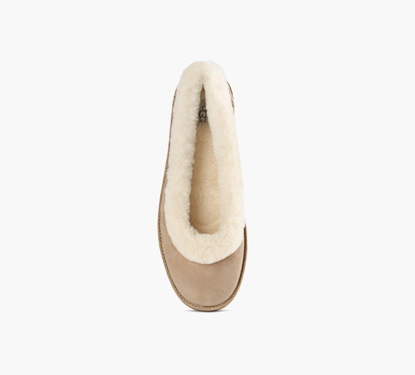 UGG BALLERINEZORA en BEIGE vue 1c