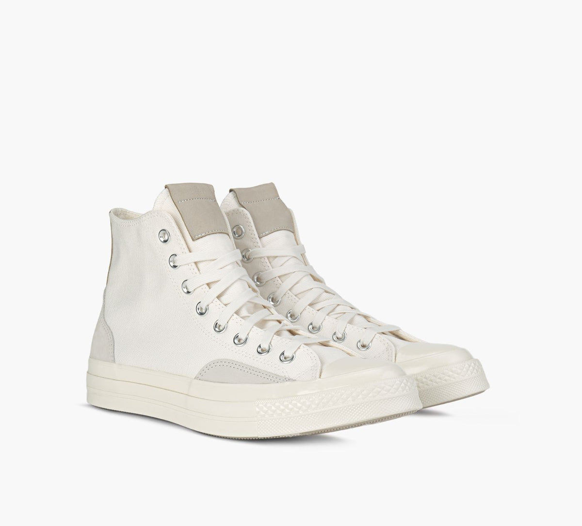 CONVERSE CHUCK70HITOPENSUDE en BLANC vue 2