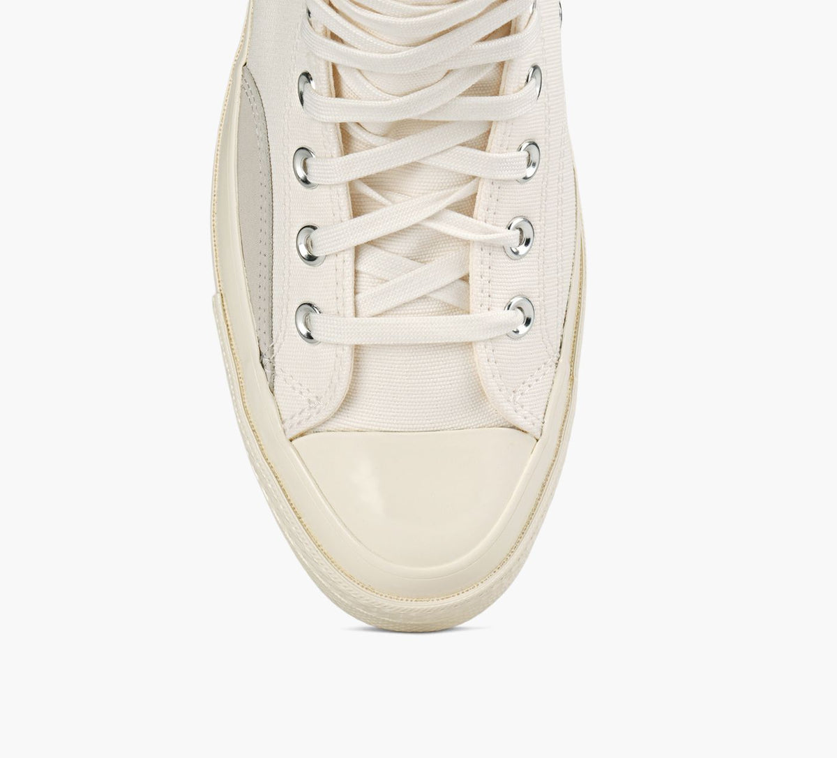 CONVERSE CHUCK70HITOPENSUDE en BLANC vue 1c