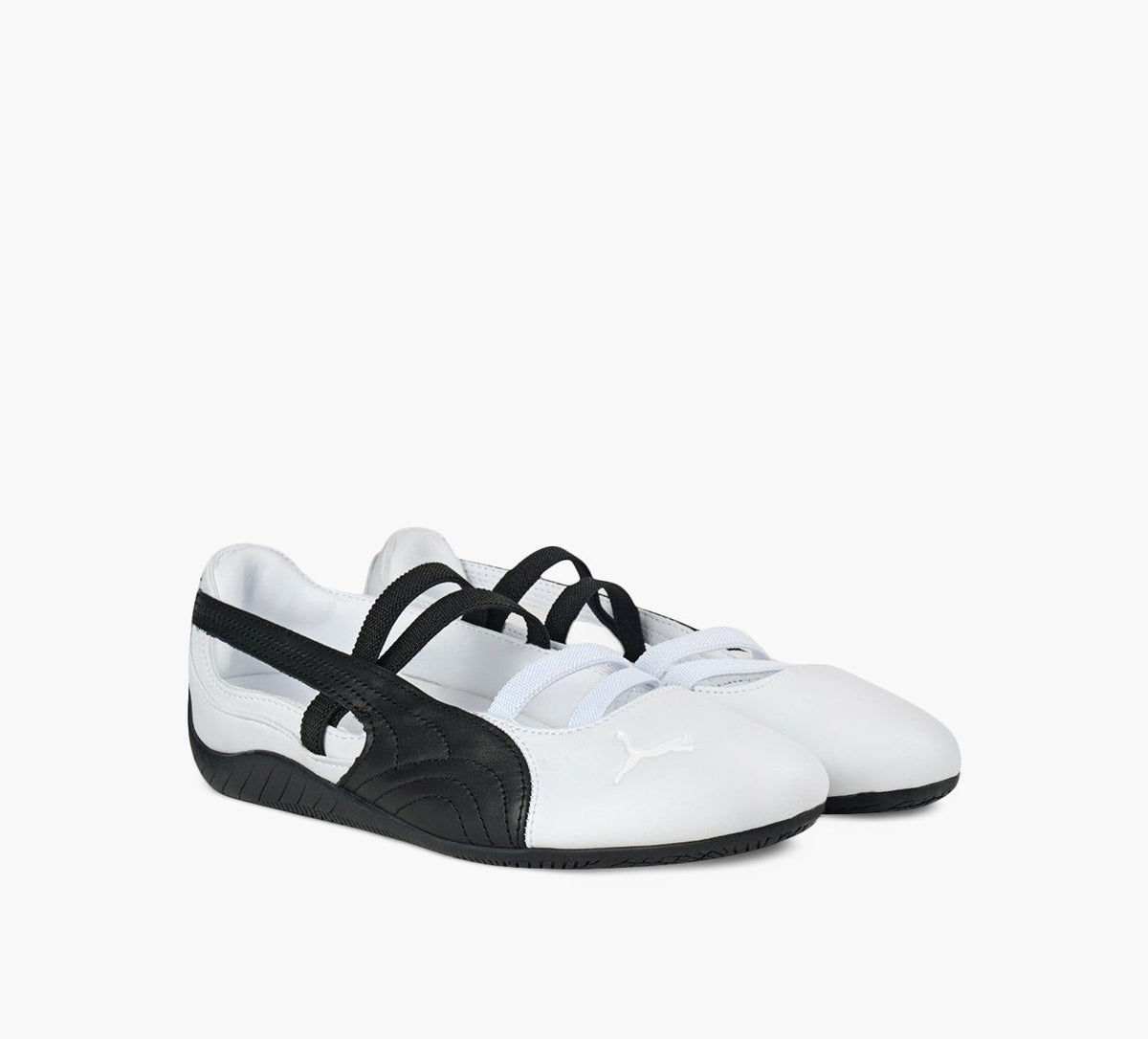 PUMA SPEEDCATBALLETLEATHER in WHITE view 2