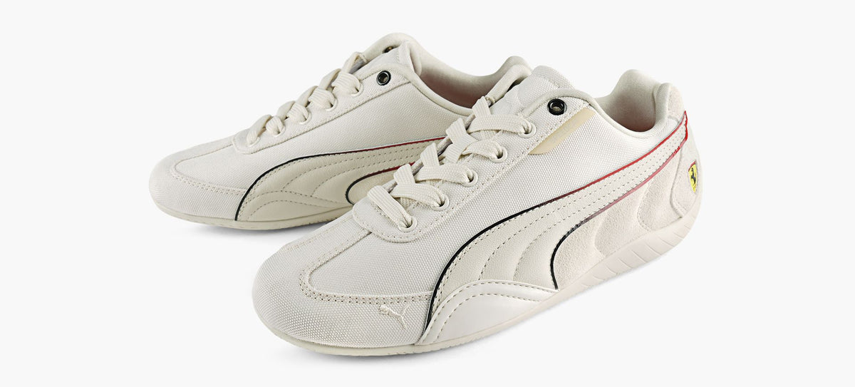 PUMA PumaxFerrariSpeedcat en BLANC vue 4