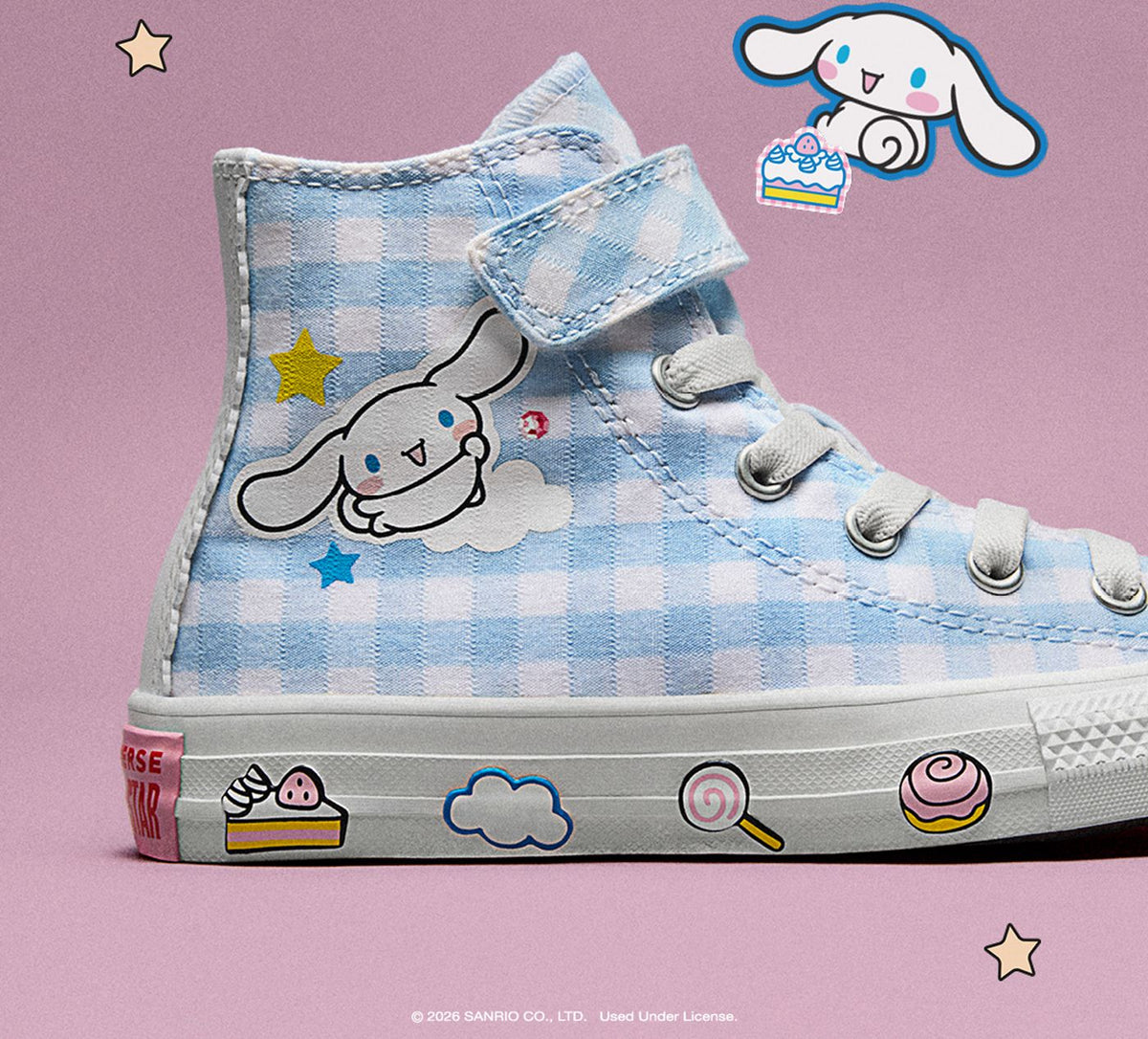 CONVERSE CHUCKTAYLORALLSTAR1VCANNELLE en BLEU vue 9