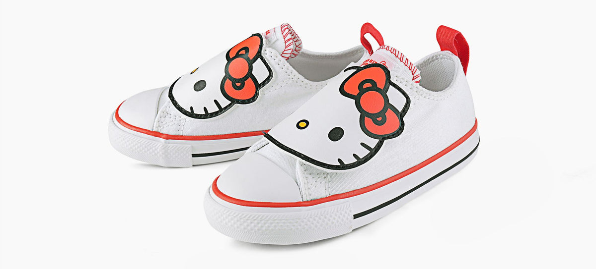 CONVERSE CHUCKTAYLORALLSTAR1STRAPHELLOKITTY in WHITE view 4
