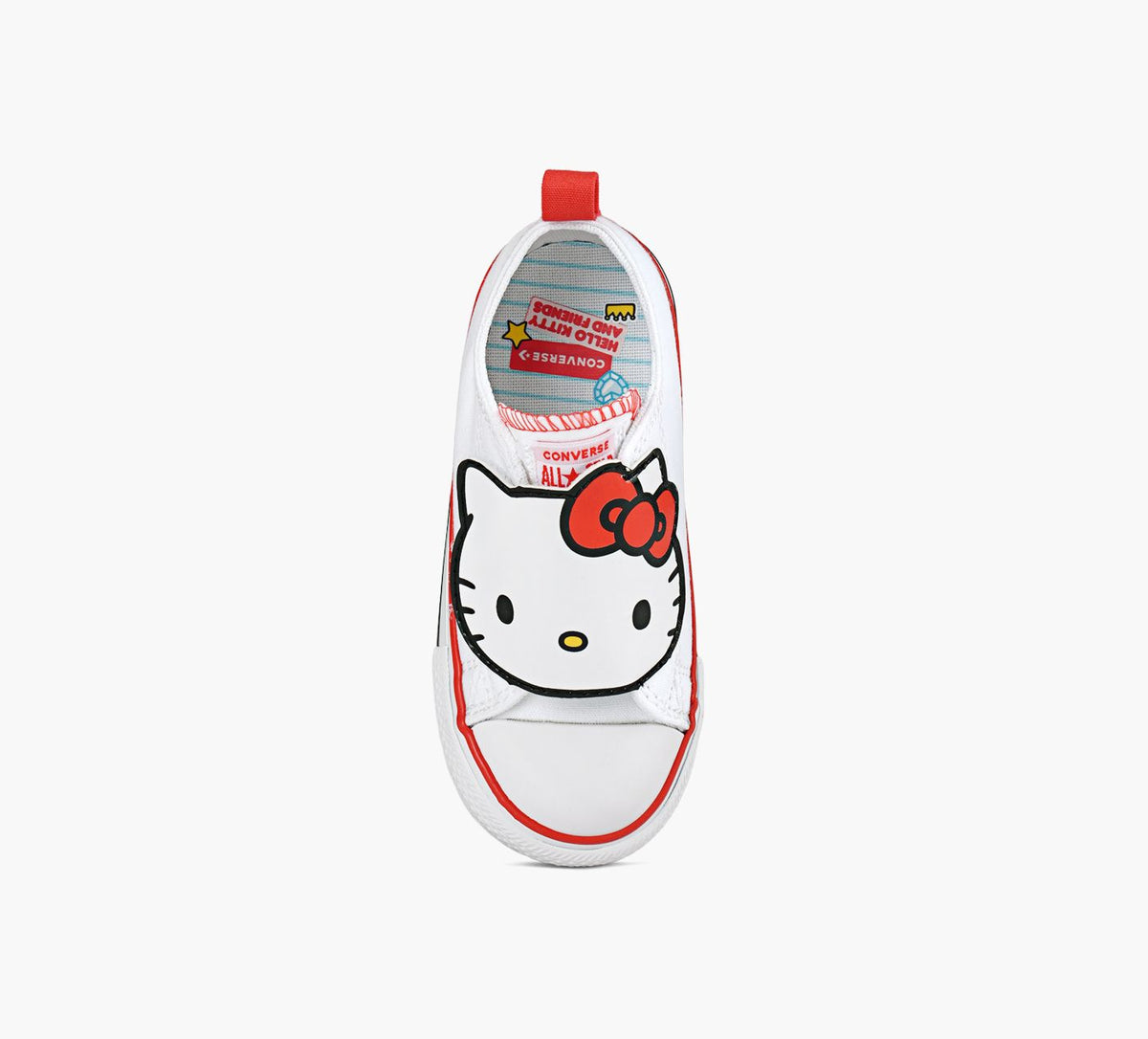 CONVERSE CHUCKTAYLORALLSTAR1STRAPHELLOKITTY in WHITE view 1c