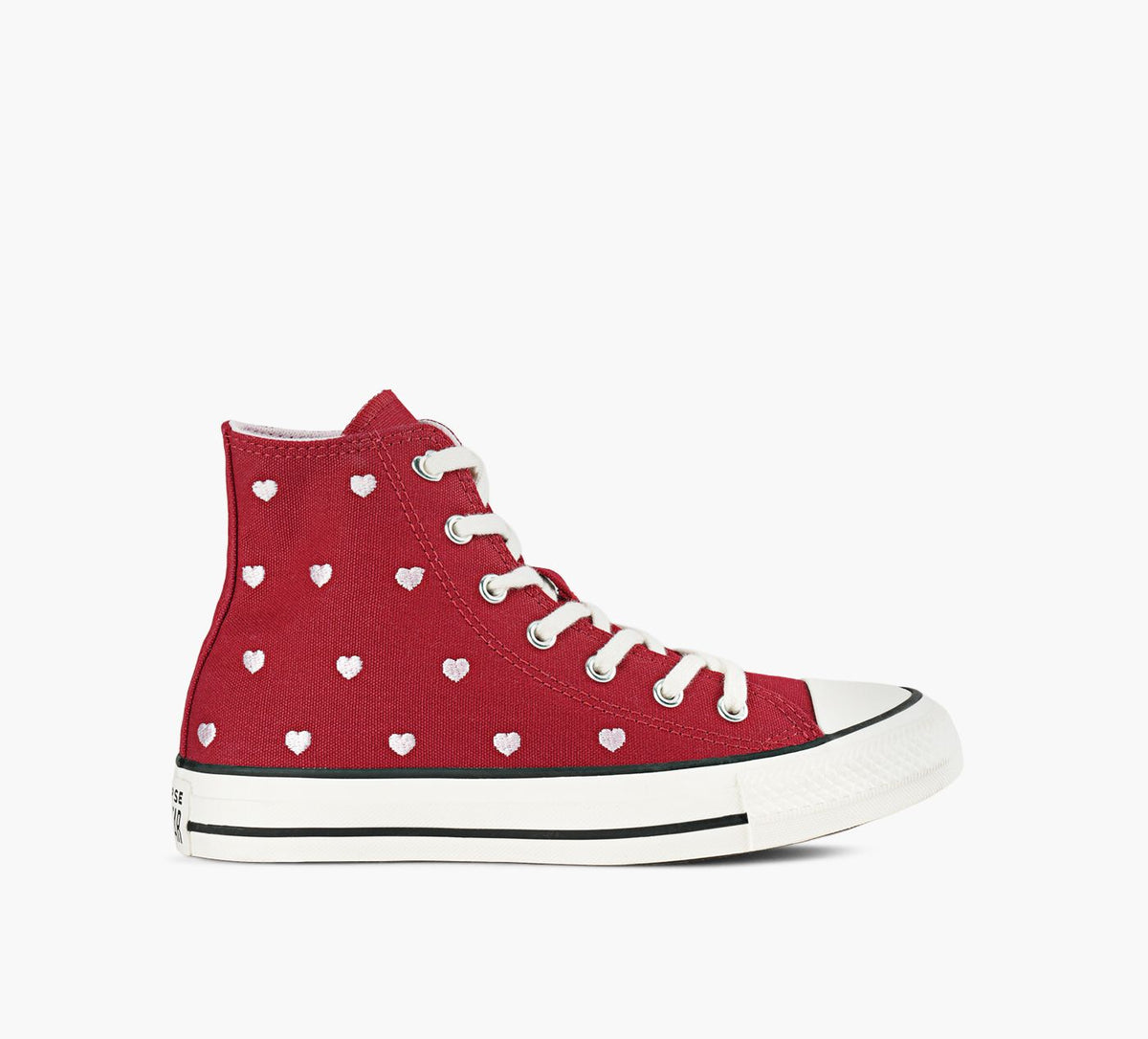 CONVERSE CHUCKTAYLORALLSTARCOEURSROSES en ROUGE