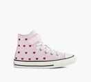 CONVERSE CHUCKTAYLORALLSTARHEARTSROSESEASYON in LIGHT PINK